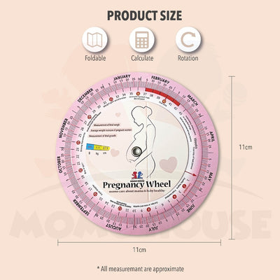 Pregnancy OB Wheel Obstetric Wheel Pregnancy Calculator Wheel Roda Kehamilan