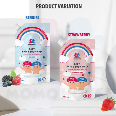 600ML Momo House Baby Shampoo Head To Toe Wash Body Wash & Hair Wash