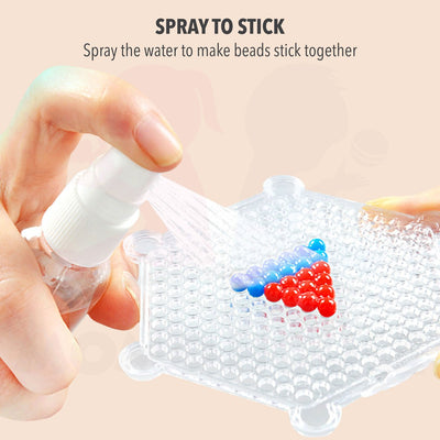 DIY Water Magic Sticky Beads Spray Water Handmade 3D Puzzle With Accessories Set