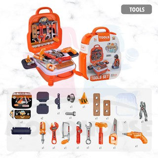 (10 Designs) Pretend Play Kids Toy Box Dream the Suitcase Tools Set