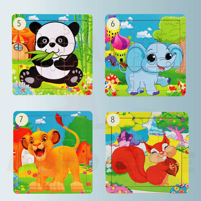 Early Learning Wooden Jigsaw Puzzle - 9 Blocks