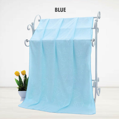 70*140cm Microfiber Absorbent Bath Towel High Absorbent Bath Towel Cute Animal Kids Bath Towel Tuala Mandi