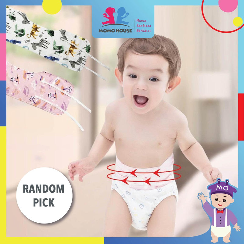 Newborn Belly Protection Barut Baby Bertali Pelekat Baby Umbilical Cord Care Bellyband Binder Swaddle