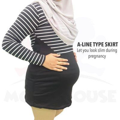 Long Sleeve Maternity T-shirt Prenatal T Shirt Baju Mengandung (MTS001)