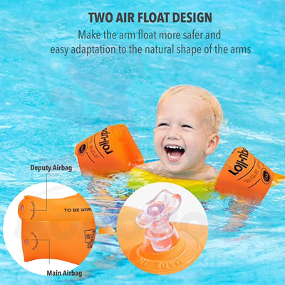 Baby Kids Inflatable Swimming Arm Ring Baby Float Safety Ring Pelampung Tangan Kanak Kanak