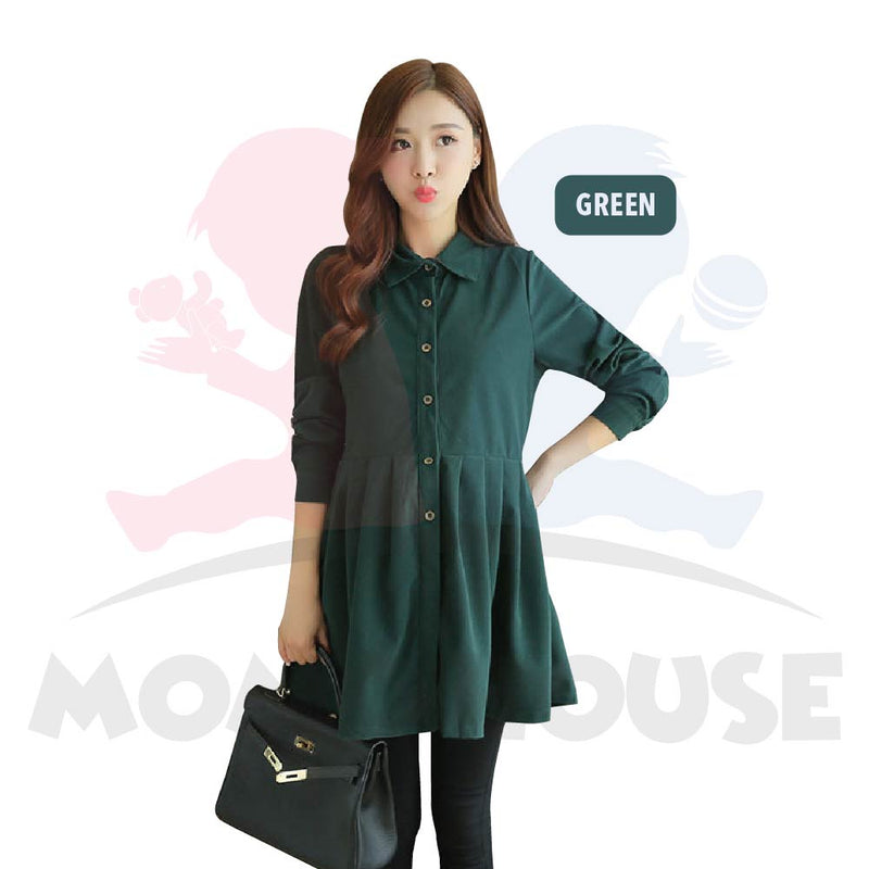 Maternity Muslimah Blouse Women Long Sleeve Muslimah Baju Mengandung Labuh Muslimah (MBM003)