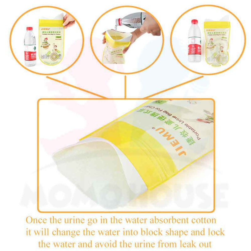 Portable Disposable Travel Emergency Urine Bag