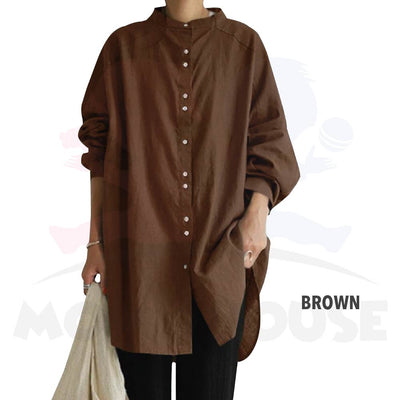 Maternity Muslimah Maternity Blouse Button Up Long Sleeve Baju Mengandung Muslimah Blouse (MBM004)