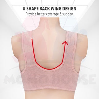 Women Wireless Maternity Nursing Bra Breastfeeding Bra Large Size Front Buckle Comfortable Seamless Bra Elderly Bra