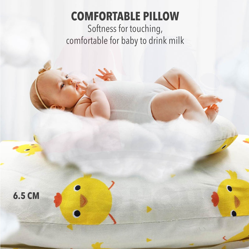 Newborn Baby Breastfeeding U-Shaped Cotton Maternity Head Support Pillow Bantal Menyusu