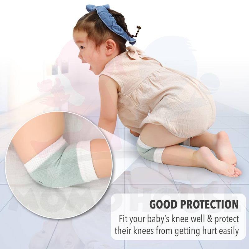 Elastic Baby Knee Pad Elbow Pad Brace Pads Cap Anti-slip Crawling Safety Protector