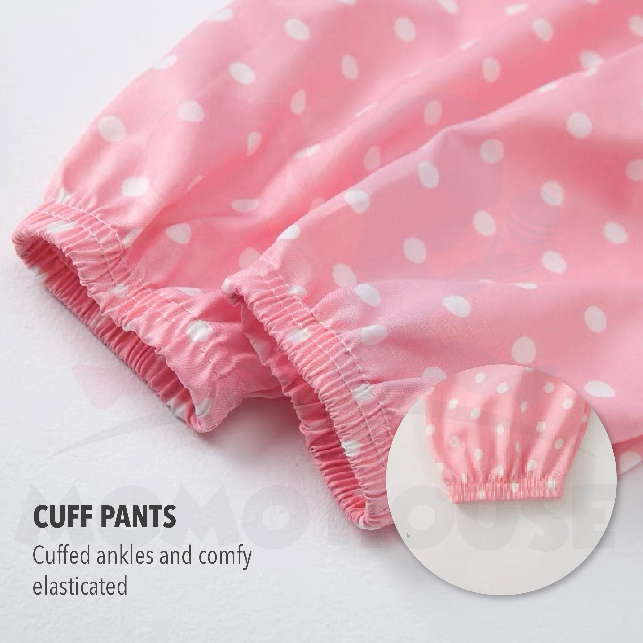 Korean Style Kids Anti-Mosquito Thin Polka Dot Girl Pants Seluar Panjang Budak Perempuanï¼ˆ MYB050 )