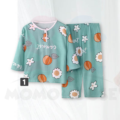 Cute Baby Girl Pyjamas Long Sleeve Pyjamas Baju Tidur Kanak Kanak Nightwear ( MYB049 )