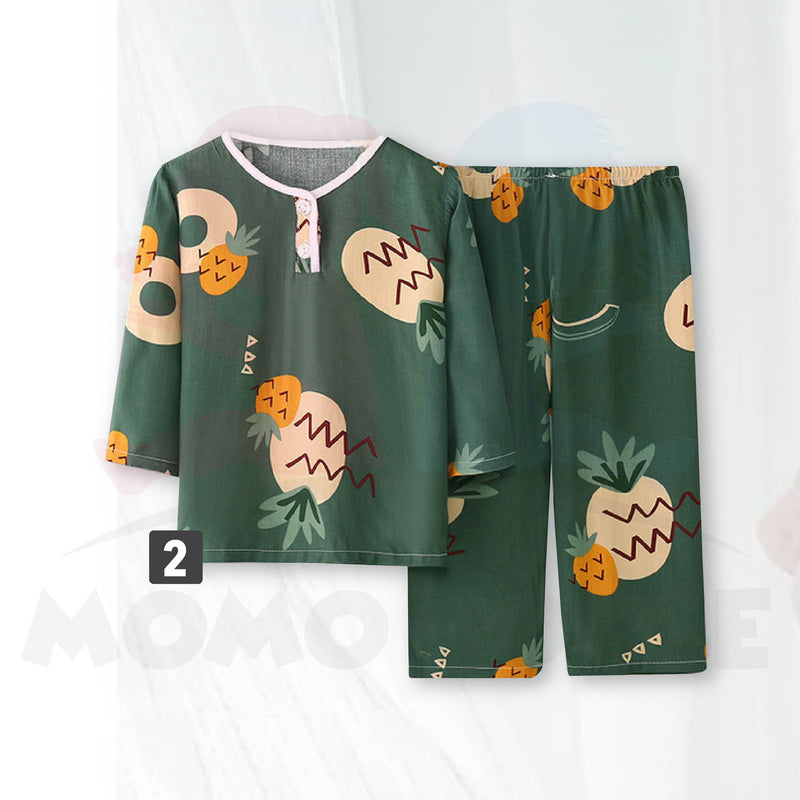 Cute Baby Girl Pyjamas Long Sleeve Pyjamas Baju Tidur Kanak Kanak Nightwear ( MYB049 )