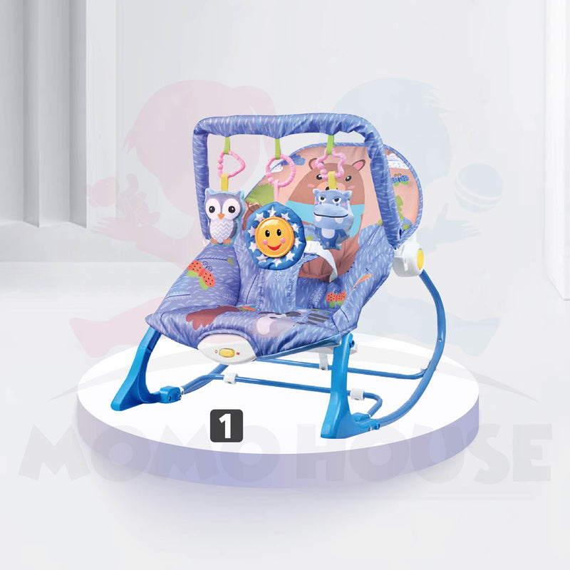 Newborn Baby Rocker Bouncer Chair Swing Feeding Chair Cradle Gym Buaian Bayi