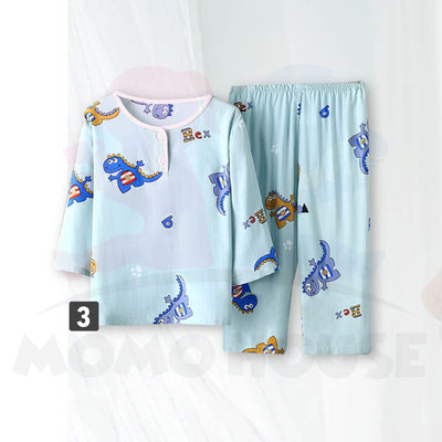 Cute Baby Girl Pyjamas Long Sleeve Pyjamas Baju Tidur Kanak Kanak Nightwear ( MYB049 )