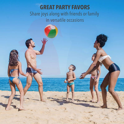 Baby Kids Inflatable Beach Ball Multiple Color Beach Ball Bola Pantai