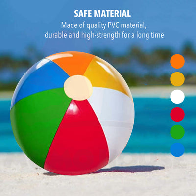 Baby Kids Inflatable Beach Ball Multiple Color Beach Ball Bola Pantai