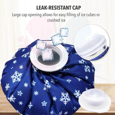 Reusable Ice Hot Bag / Hot Water Bag - Hot & Cooling Therapy (6/9 Inch)