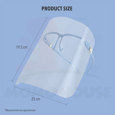 Face Shield Waterproof and Anti-fog Dental Face Shield Anti-fog Mask Protective Isolation Glasses