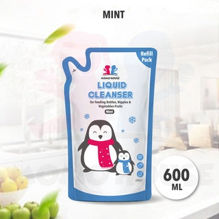 600ML Momo House Vegetable & Baby Accessories Liquid Cleanser Refill Pack Baby Bottle Wash Cecair Pencuci Botol & Puting