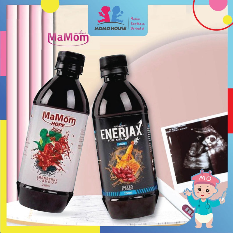 Original Mamom Hope Enerjax Jus Kesuburan Jus Khasiat 100% Original (250ml)