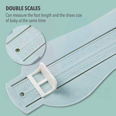 Baby Child Infant Foot Measure Gauge Shoes Size Measuring Ruler Tool