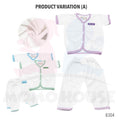 Newborn Baju Baby Infant Suit 0-3m Baju Tidur Baby (1pcs = Baju + Seluar) (Random Pick) (8304 & 8302W & 8303W & 8304C)