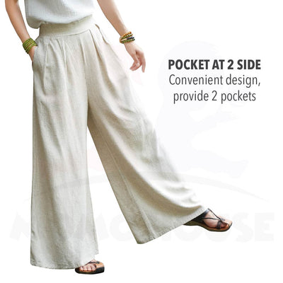 Maternity Pants Wide Leg Bottom Pants Stretchable Soft Maternity Pants Seluar Mengandung Muslimah Panjang (MP001)