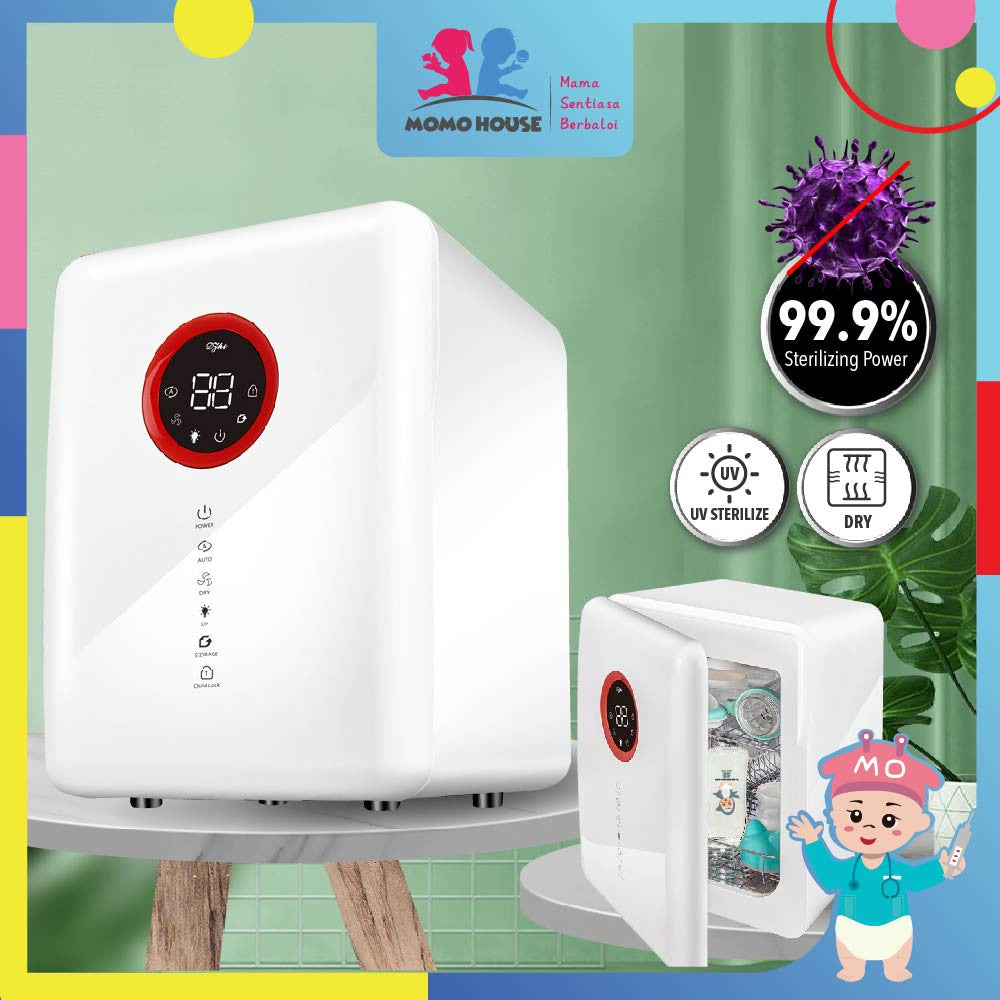 UV Sterilizer Baby Bottle Steriliser Dryer & Storage Disinfection Cabinet Steriliser Box For Baby
