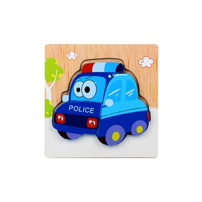 Wooden 3D Puzzle Jigsaw Wood Kids Baby Early Educational Learning Toys Extra Thick Wood Material