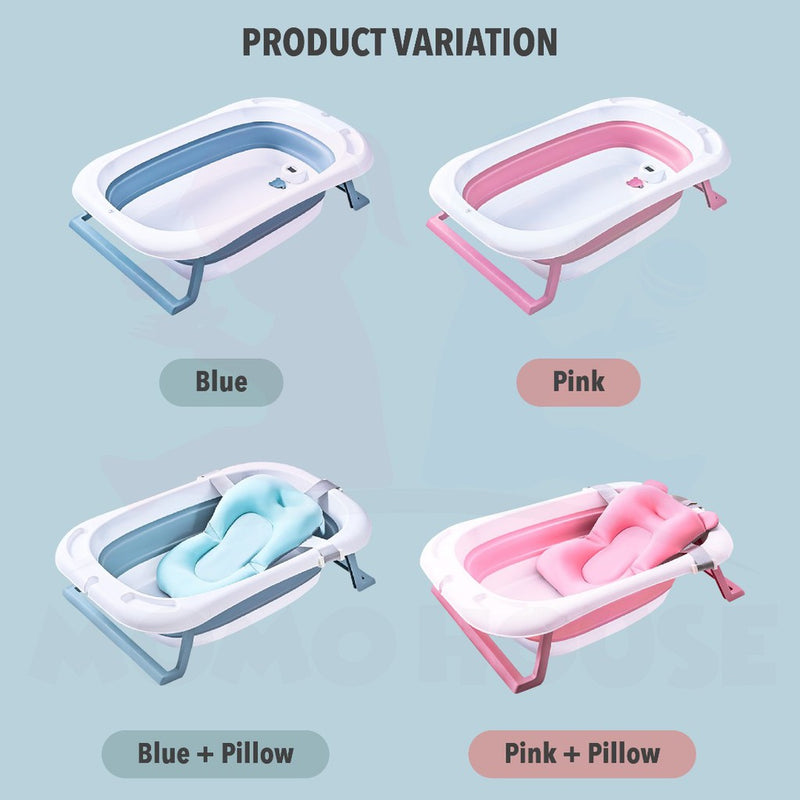 Extra Large Foldable Baby Bathtub Children Newborn Infant Kids Toilet Bath Tub Bath Barrel Basin Mandi Bayi Budak Kanak