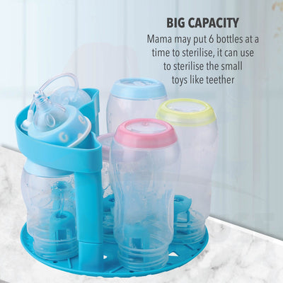 Baby Feeding Bottles & Toys Sterilizer Steriliser (6 in 1)