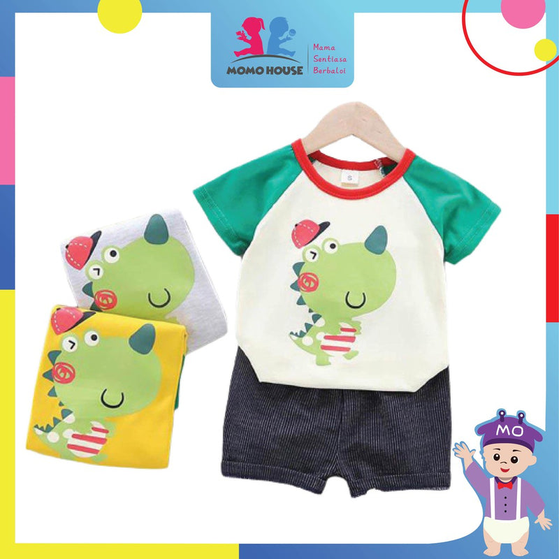 Newborn Baby Boy Clothing Shirt Short Sleeve Set (BM032)