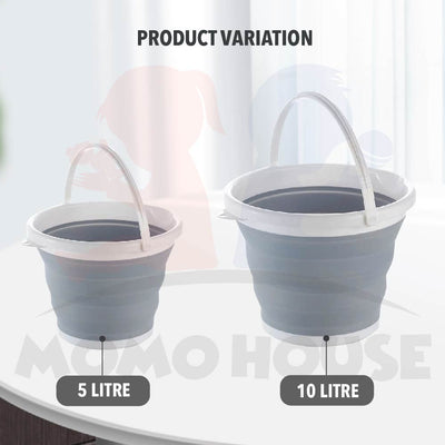 Plastic Foldable Bucket Folding Wash Basin Space Saving Outdoor Travel Tool Baldi Timba Lipat