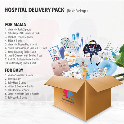 (40 Items) Hospital Delivery Pack - Basic Package Set Berpantang Tradisional