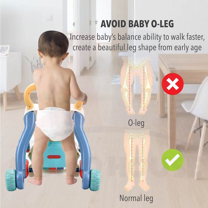 Early Learning Baby Walker With Learning Machine & Shape Learning (New Design)