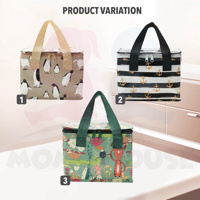 Portable Cartoon Insulated Thermal Cooler Bag Lunch Box Carry Tote Storage Bag Case Insulation Bag