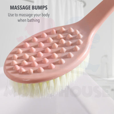 Bath Shower Body Back Brush Spa  Scrubber Massage Brush Berus Mandi