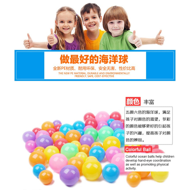 Ocean Eco-Friendly Soft Play Balls (40/100 Pcs)