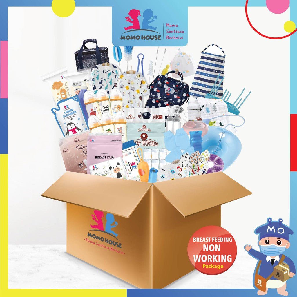 (53 Items) Hospital Delivery Pack â€“ Breast Feeding Non Working Package Set Berpantang Tradisional