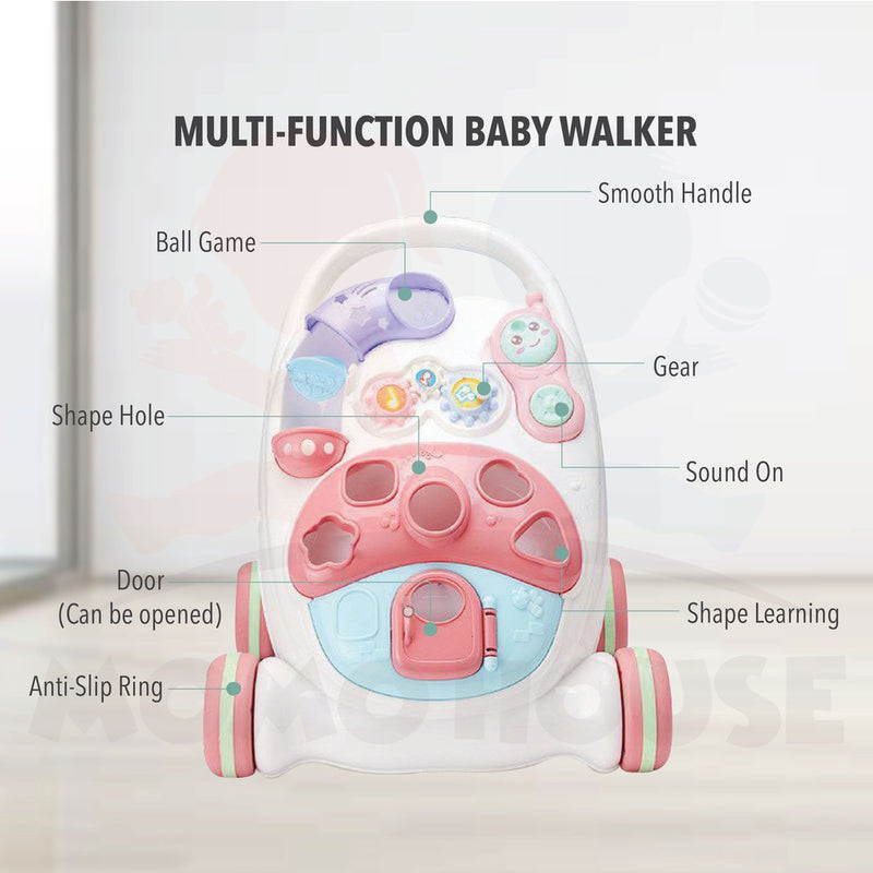 Early Learning Baby Walker With Musical Baby Toys Phone Toy (New Design)