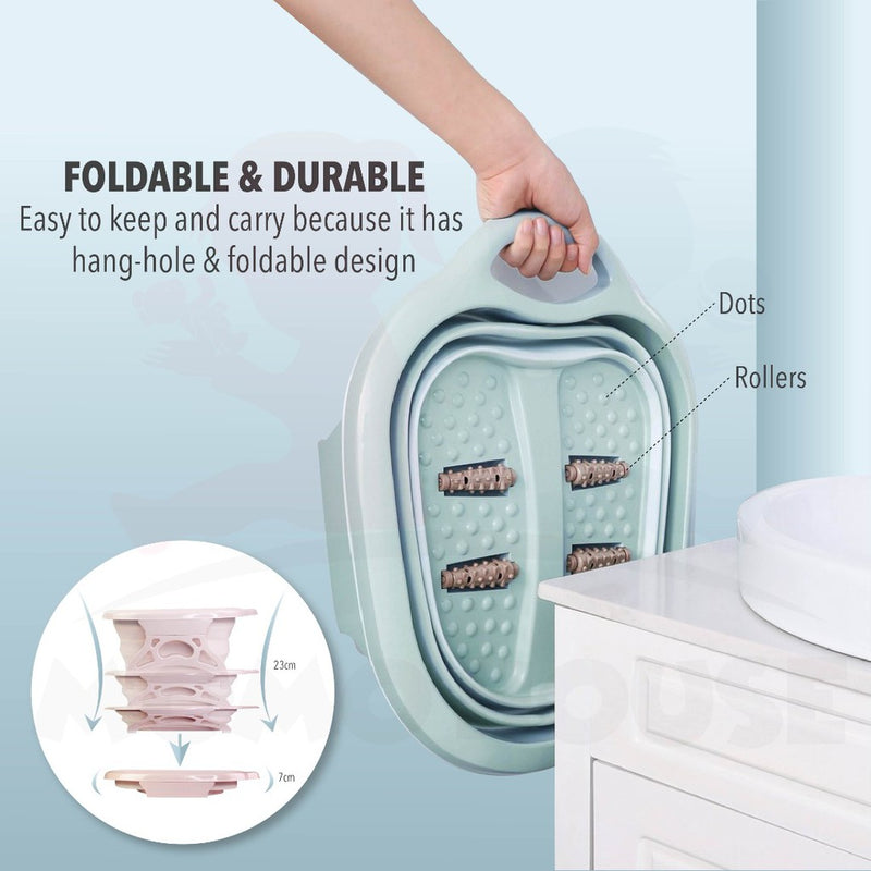 Foldable Foot Bath Foot Spa Soak Massage Bucket for Home Travel Large Space Basin Healthy Relaxing Leg Detox Tungku Kaki