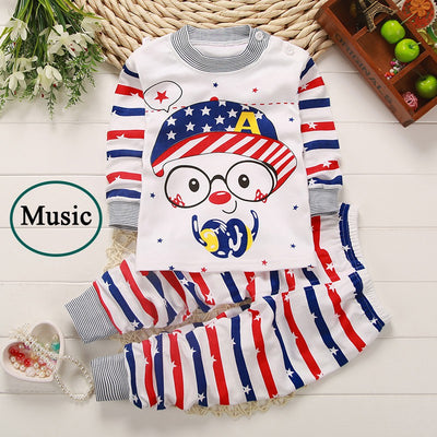 Baby Newborn Clothing Newborn Pyjamas Baby Sleepsuit Long Sleeve Set Baju Tidur Baby (BM015)