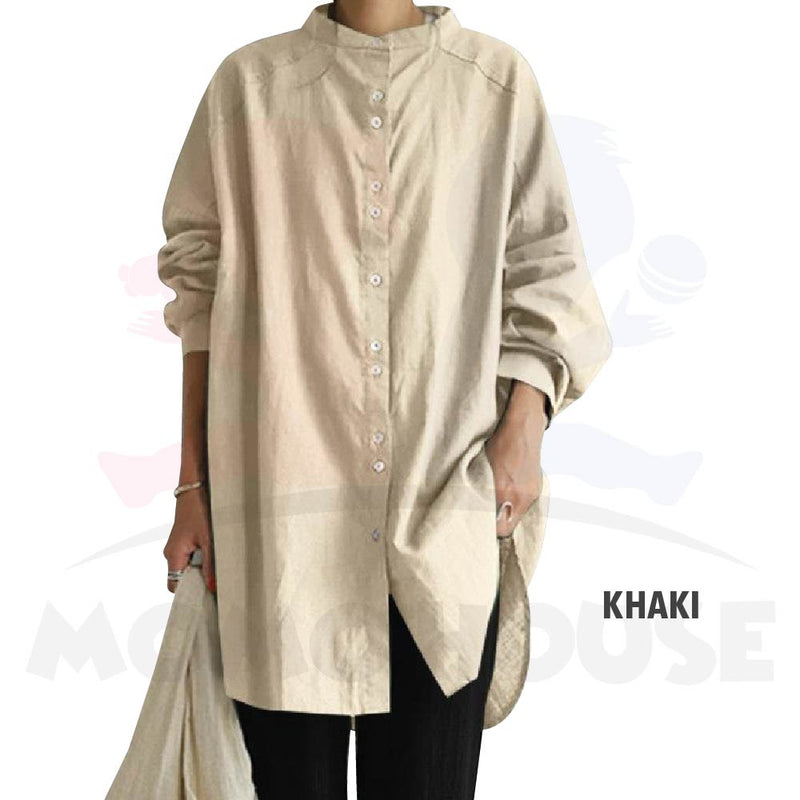 Maternity Muslimah Maternity Blouse Button Up Long Sleeve Baju Mengandung Muslimah Blouse (MBM004)