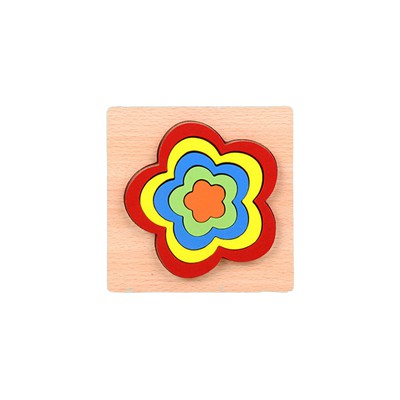 Wooden 3D Puzzle Jigsaw Wood Kids Baby Early Educational Learning Toys Extra Thick Wood Material