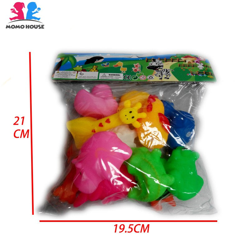 Cute Animal Bath Mini Toys 12pcs (Random Pick)