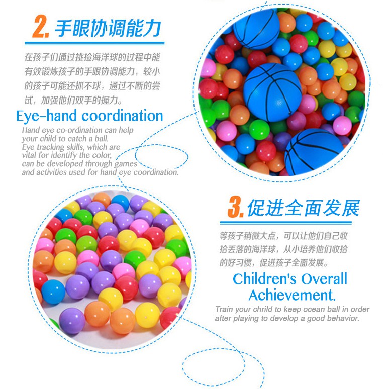 Ocean Eco-Friendly Soft Play Balls (40/100 Pcs)