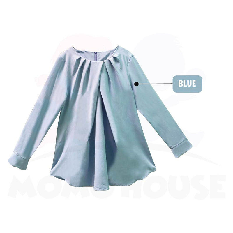 Maternity Muslimah Maternity Blouse Pudding Long Sleeve Baju Mengandung Labuh Muslimah Blouse (MBM002)