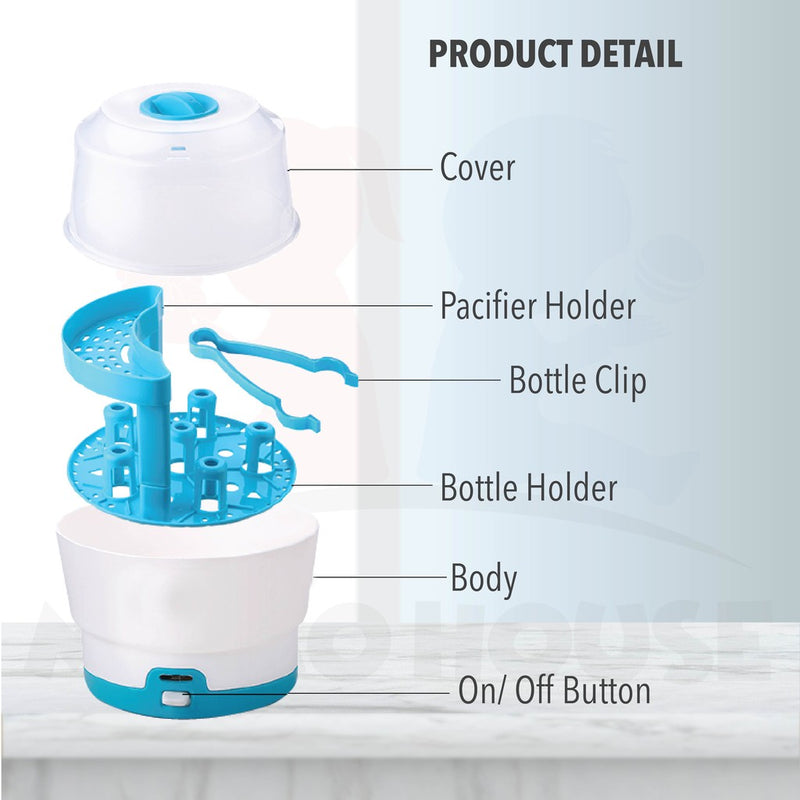 Baby Feeding Bottles & Toys Sterilizer Steriliser (6 in 1)